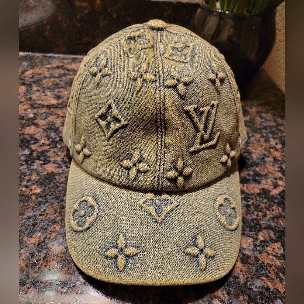 Louis Vuitton Denim Monogram Cap